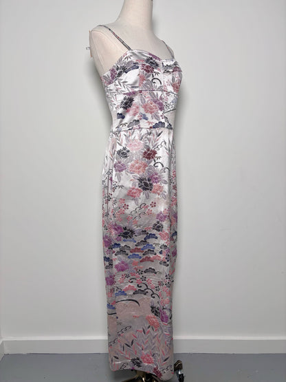 Women Size 40 (M, US) FRAMED Light Purple Embroidered Gown