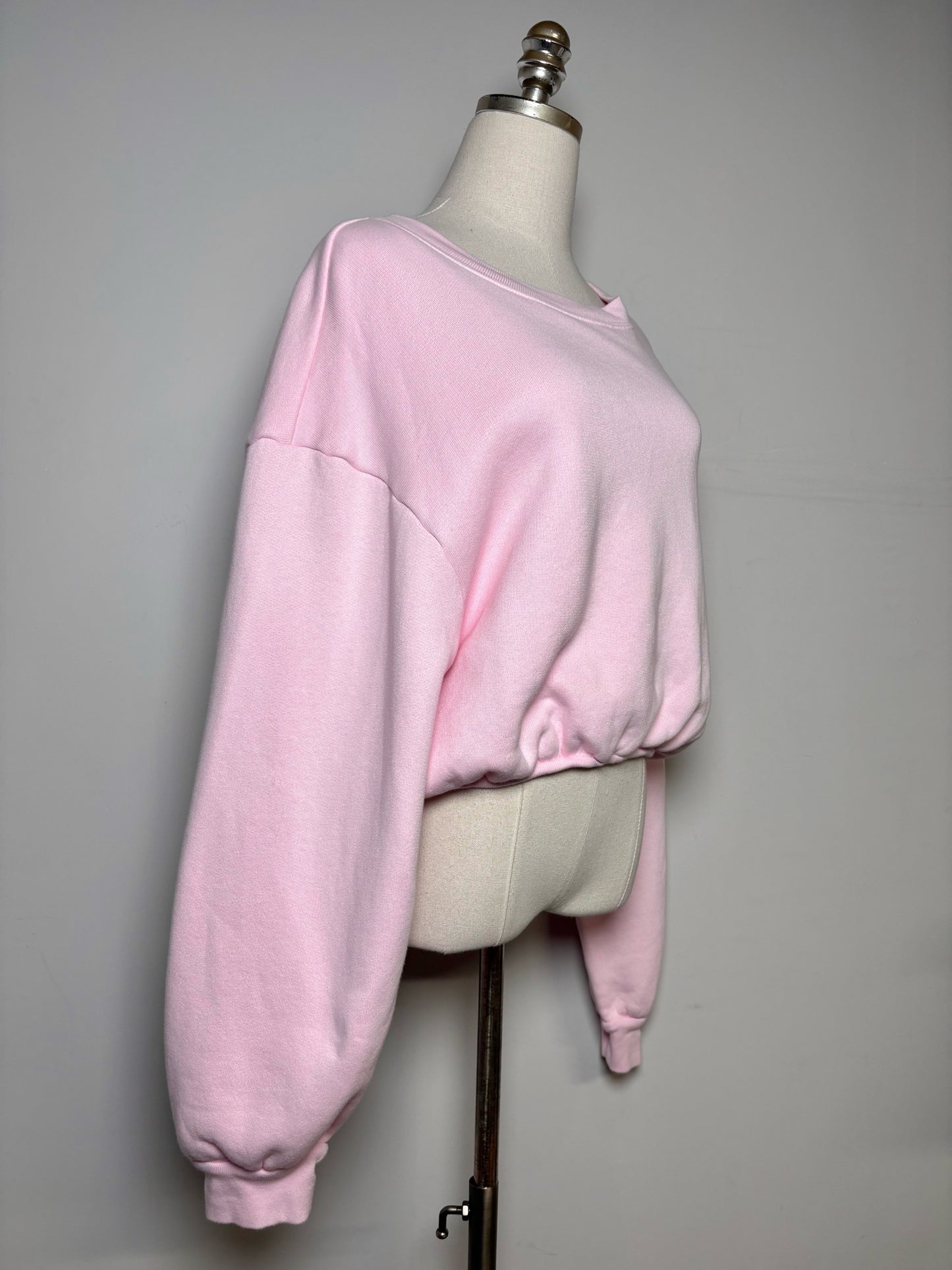 Women Size S (Estimate) Sandro Paris Bubble Gum Pink Solid Pure cotton Top