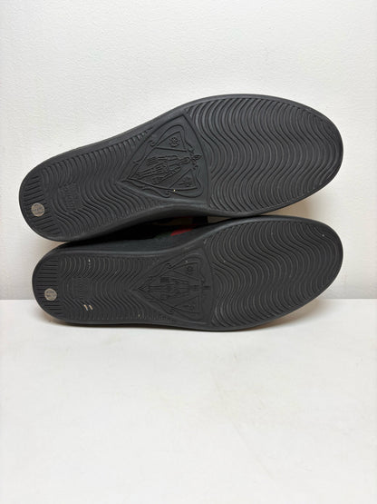 W Shoe Size 10 Gucci Ace Black Leather Pre-owned Sneakers