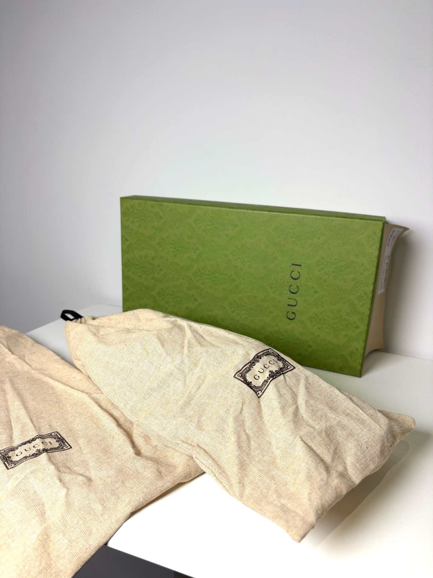 Gucci Black Leather Solid Mens Shoe Size 7.5 Men's Loafers