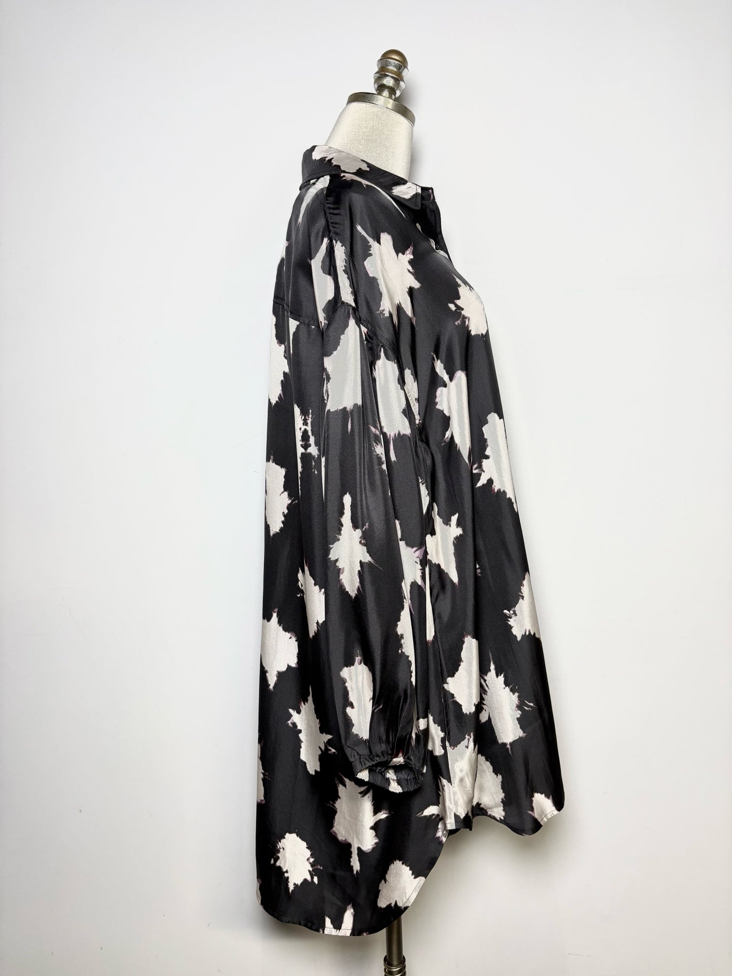 Women Size 8 Ulla Johnson Alejandra Black Print Pure Silk Pre-owned, NWT Dress