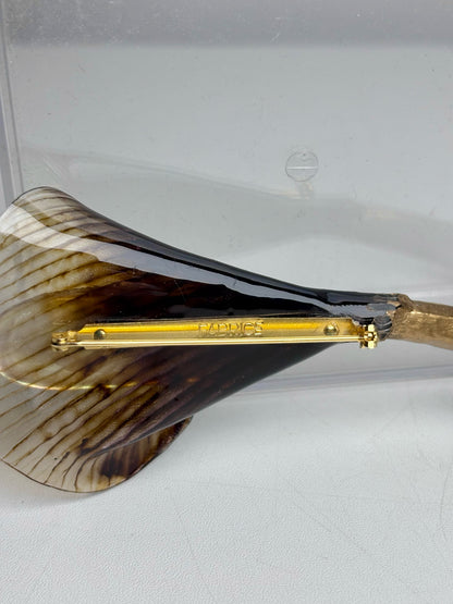 Women's Vintage Calla Lily Made in France  Pre-owned Pin