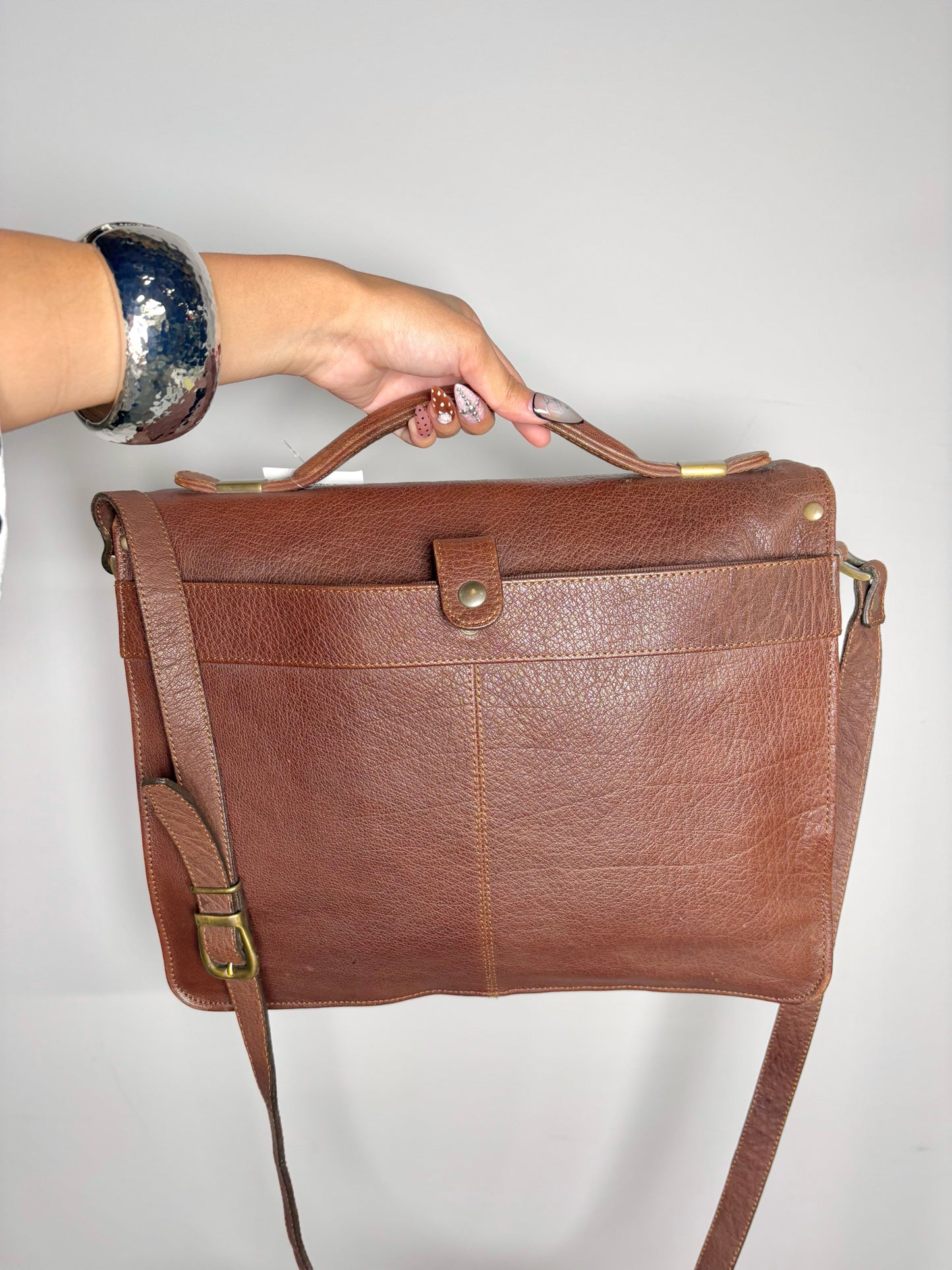 Leather Vintage Overland Briefcase