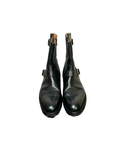 Mens Shoe Size 11 Paul Stuart Black Leather Solid Men's Boots