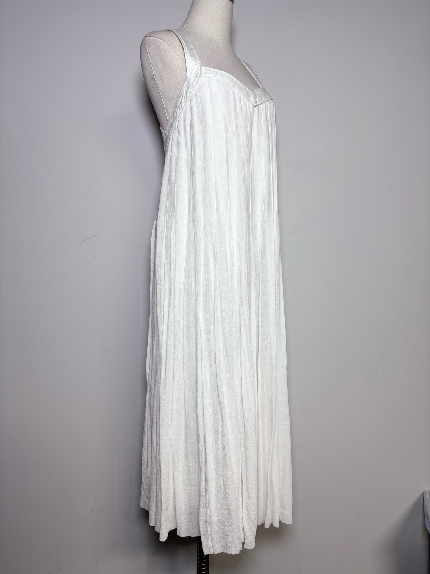 Women Size 4 (S) Rag & Bone White Solid 100% Cotton Pre-owned Dress