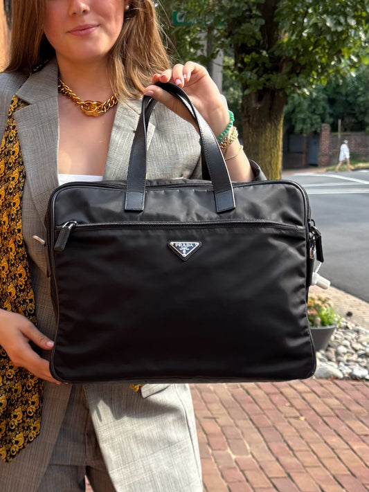 Tessuto Nylon Prada Pre-owned Briefcase