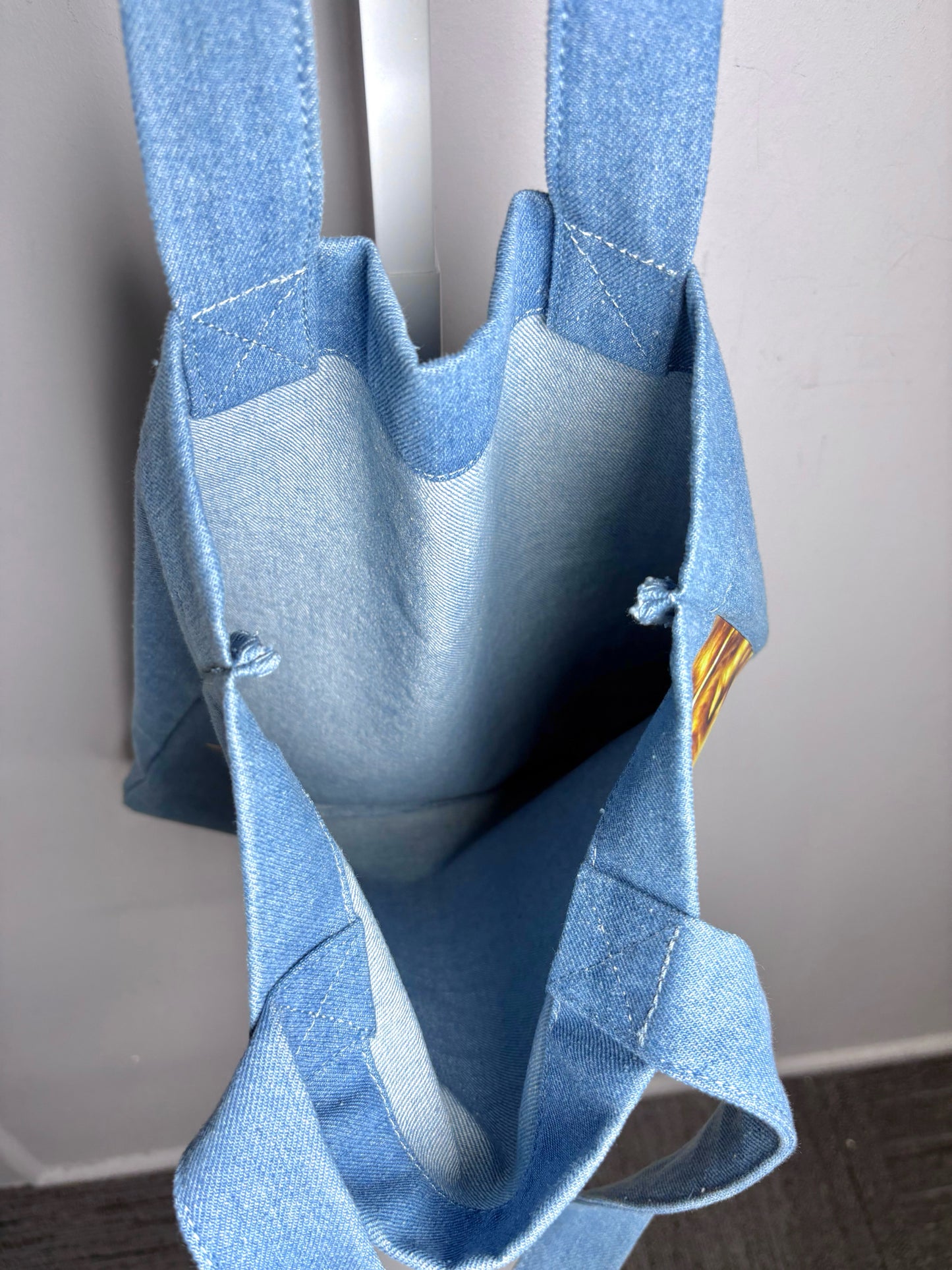 Women's Fiorucci Pre-owned Angels Denim Blue Tote Bag