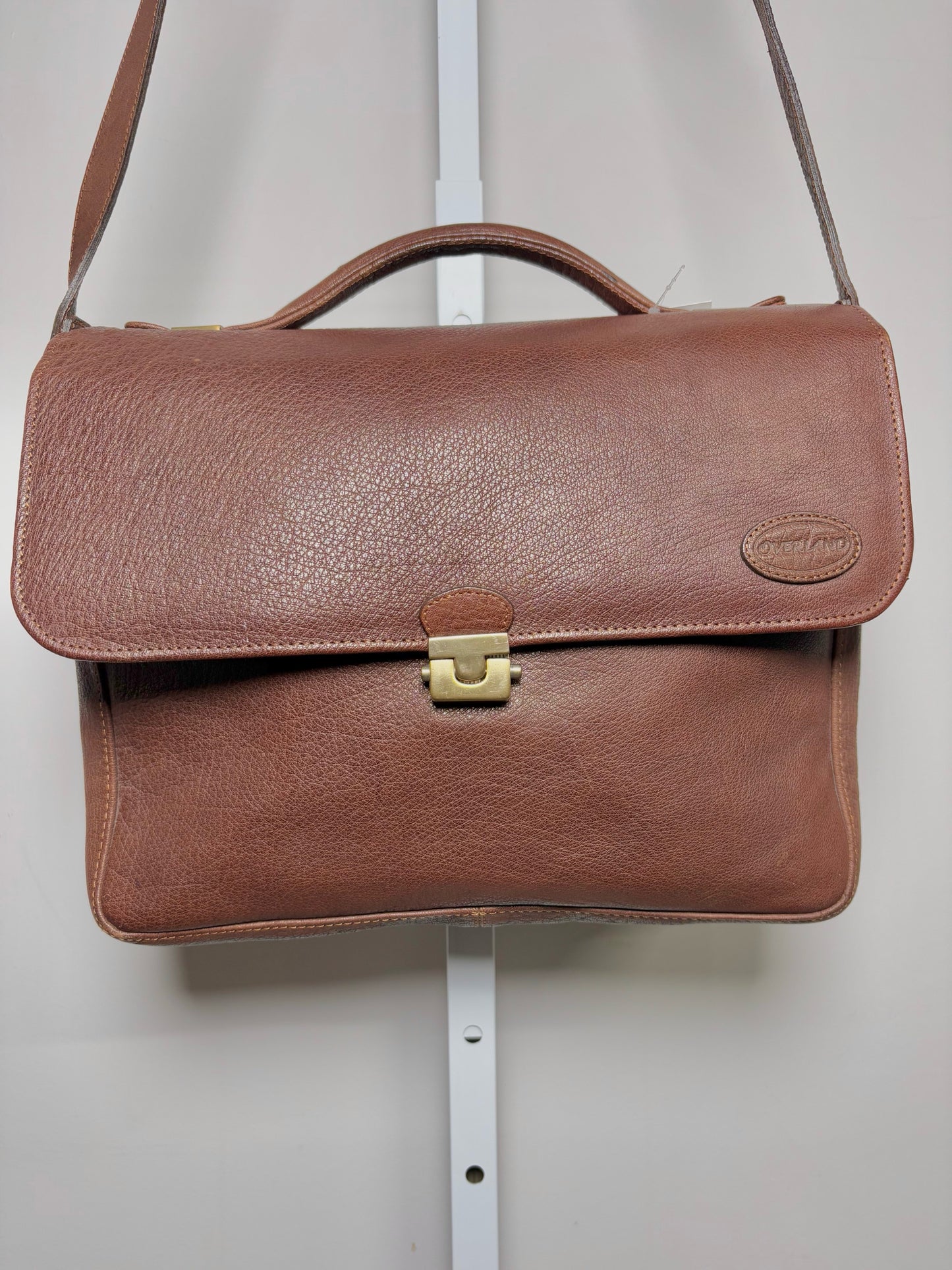 Leather Vintage Overland Briefcase