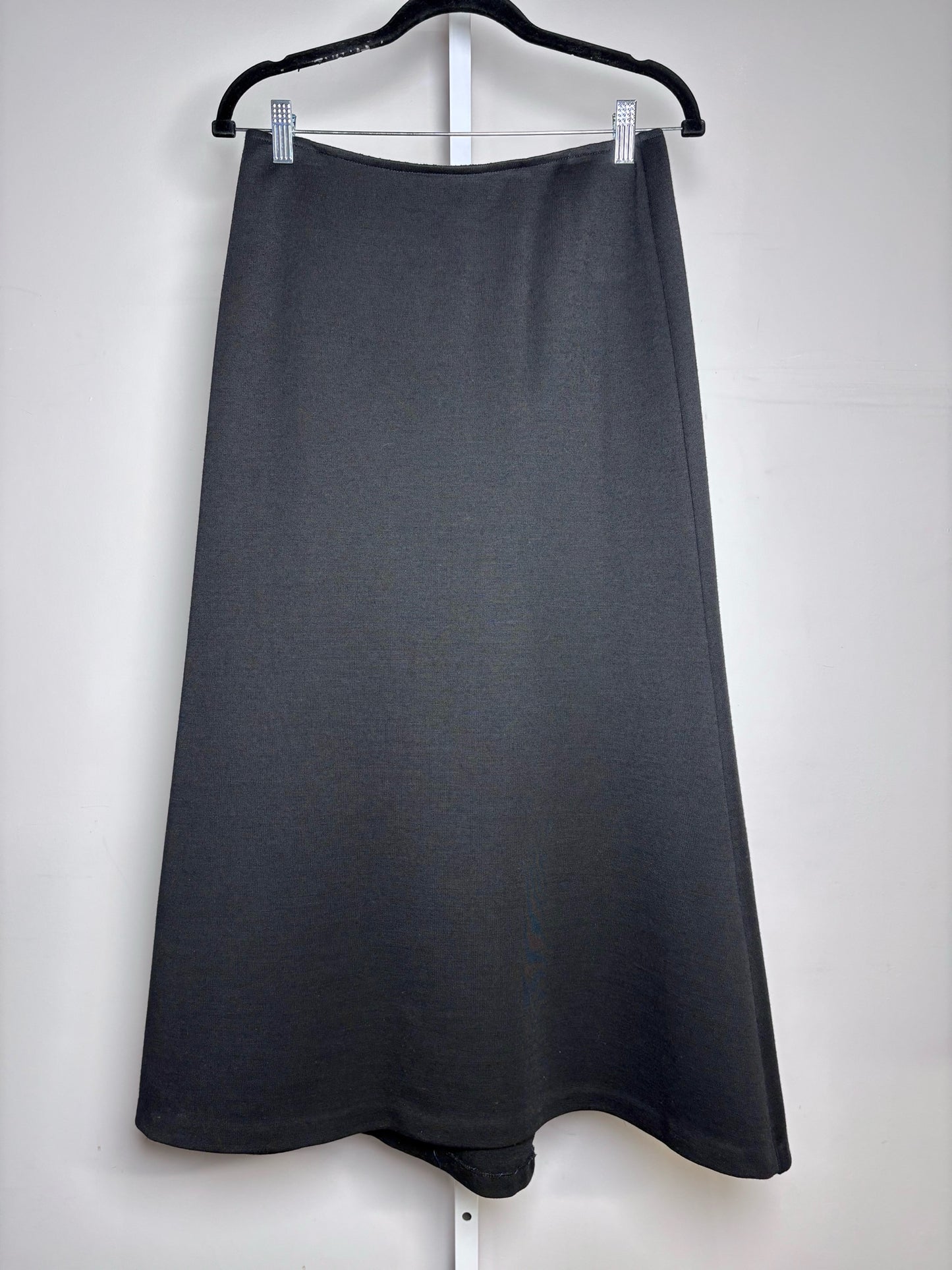 Women Size 6 Jean Paul Gaultier Black Solid Vintage Pre-owned Skirt