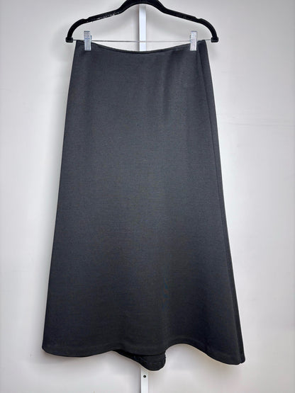 Women Size 6 Jean Paul Gaultier Black Solid Vintage Pre-owned Skirt