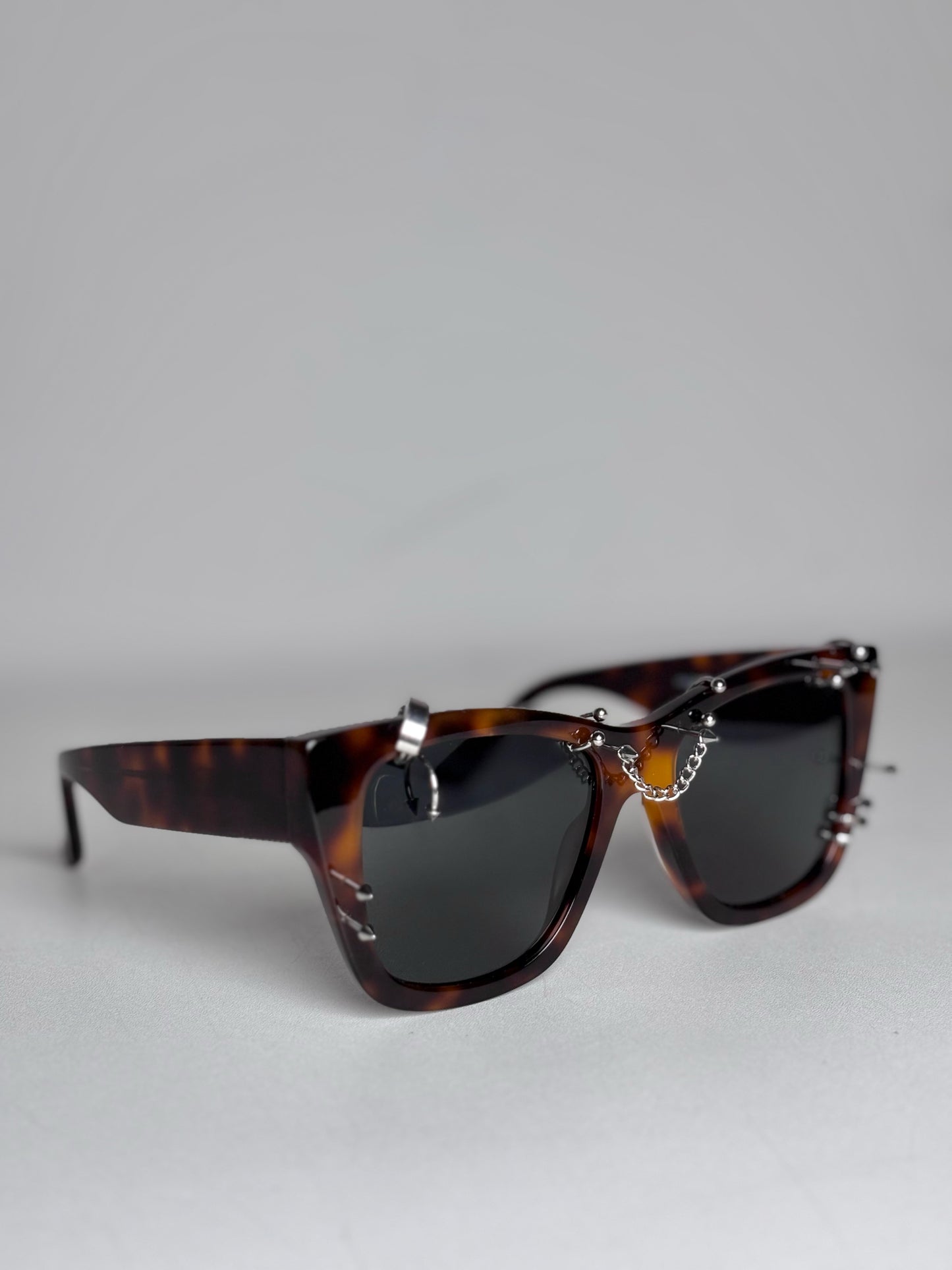 Arcus VEGA(UMBER)—ALPHA  Pre-owned, NWOT Brown/Black Acetate Sunglasses