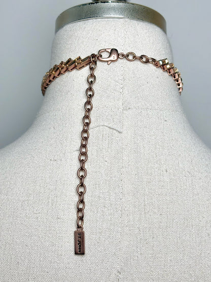 Metal St. John Crystal Pre-owned Necklace