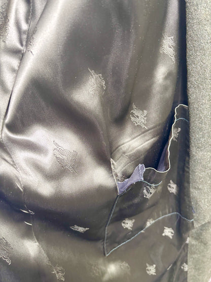 Burberry Hunter Green Wool Solid Men's Size XL Long Coat