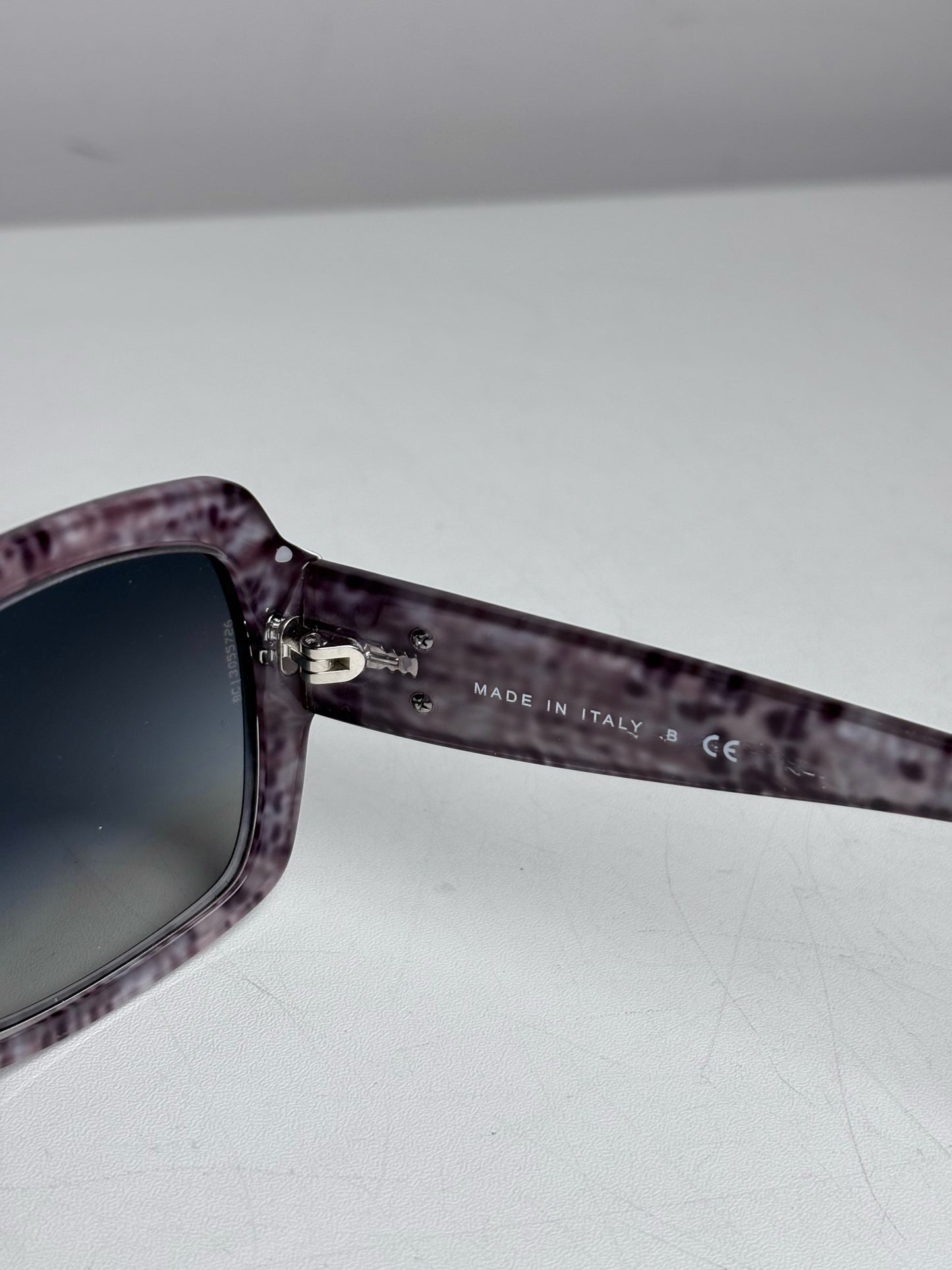 Chanel 5221 Square Frame Pre-owned Gray Acetate Sunglasses