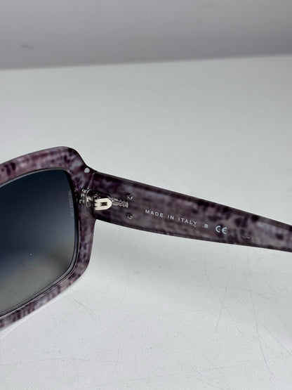 Chanel 5221 Square Frame Pre-owned Gray Acetate Sunglasses