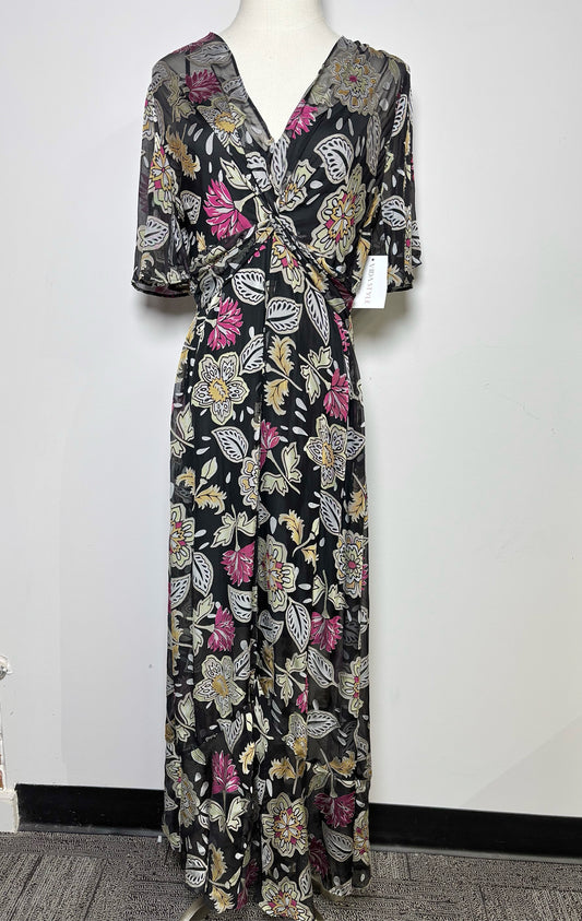 Women Size 6 Rag & Bone Black, pink, cream, yellow Floral Dress