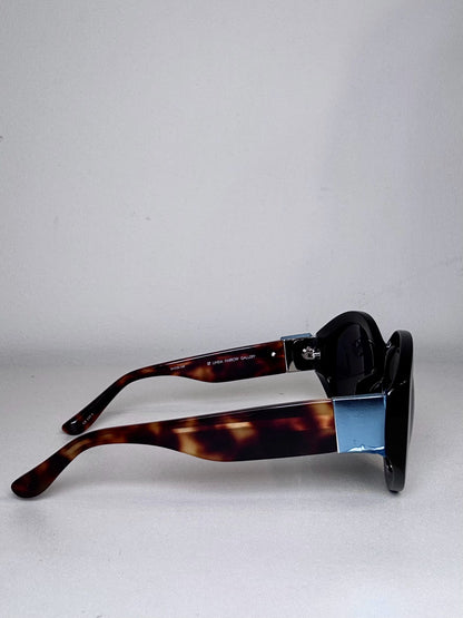Acetate Linda Farrow x The Row 71/5  NWT, Pre-owned Black & Brown Sunglasses