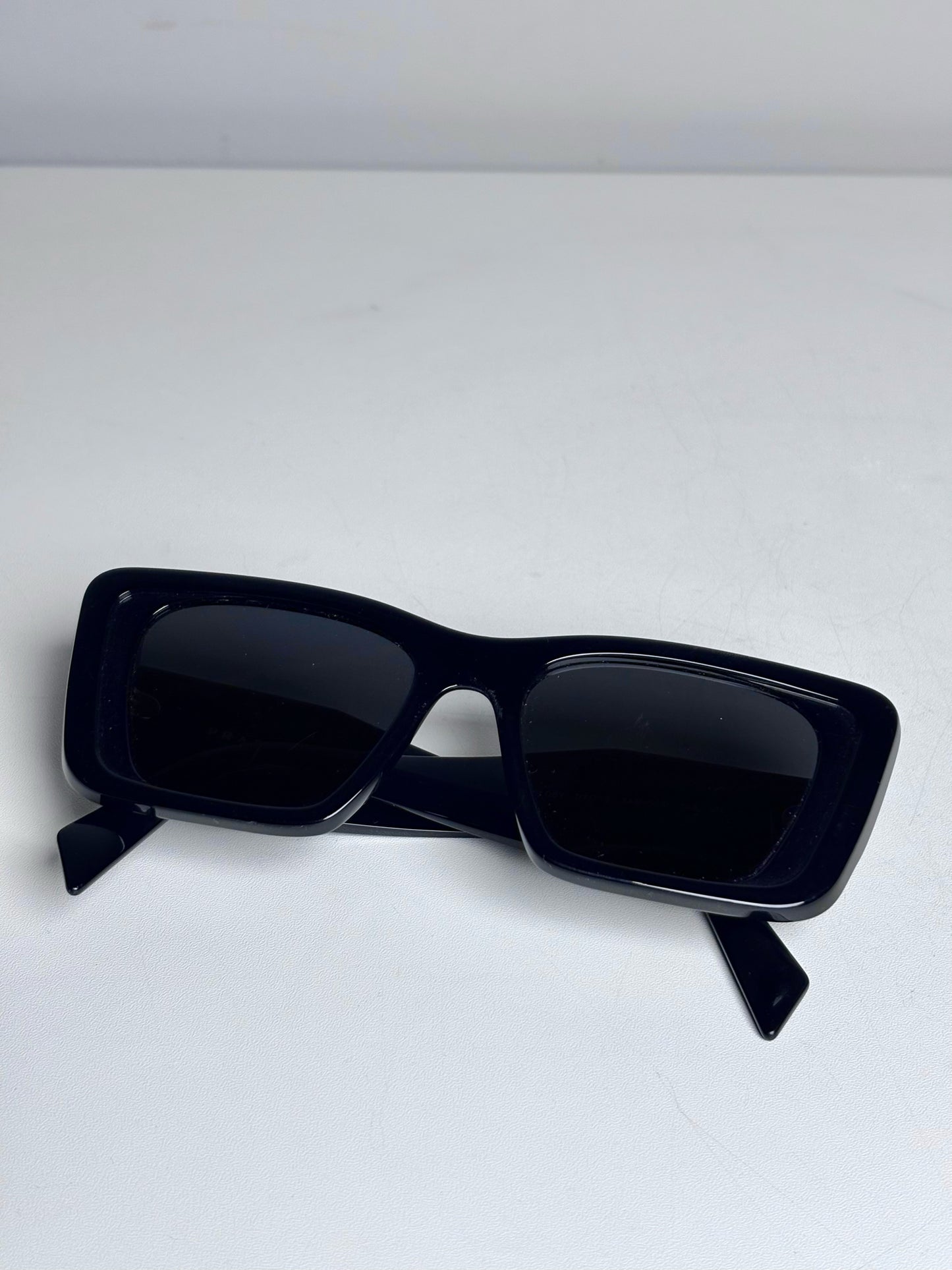 Acetate Prada Pre-owned Black Sunglasses