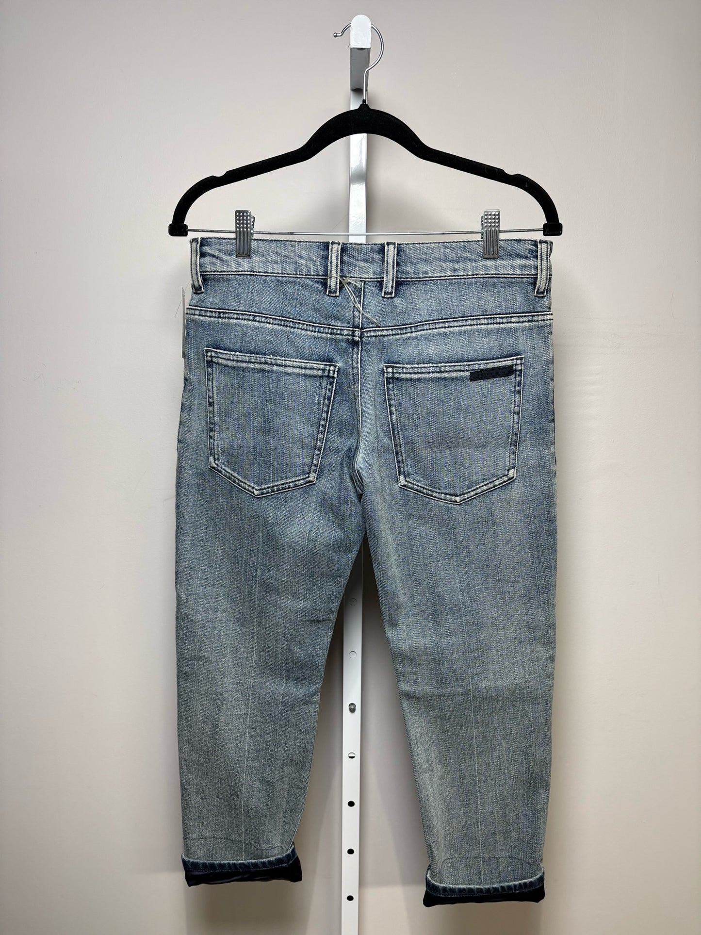 Women Size 25 Prada Light Blue Denim Cotton blend Women's NWT Pre-Owned Jeans