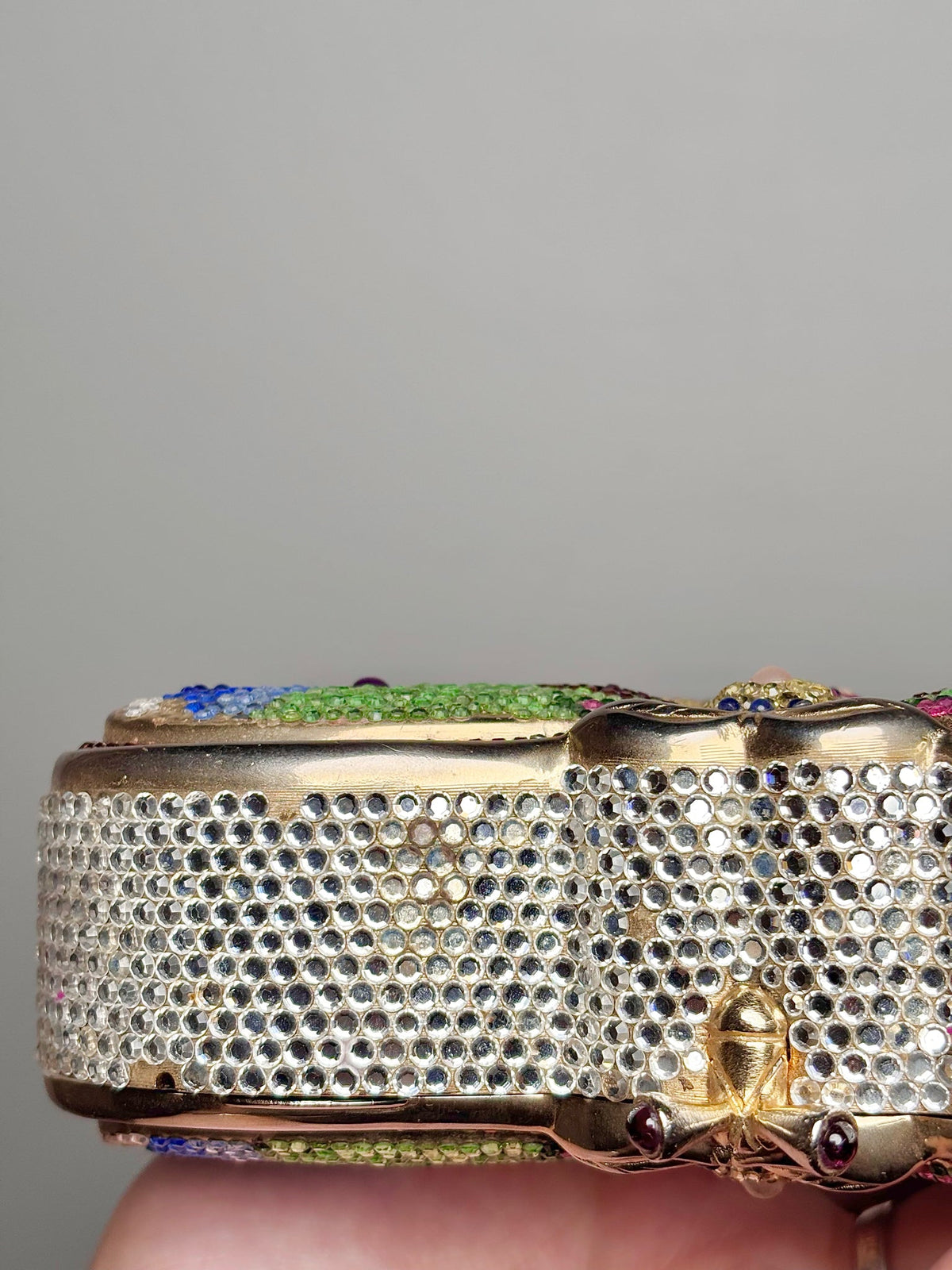 Judith Leiber Butterfly Crystals Crossbody/Clutch Purse Pre-Owned