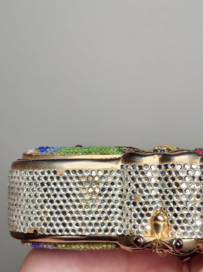 Judith Leiber Butterfly Crystals Crossbody/Clutch Purse Pre-Owned