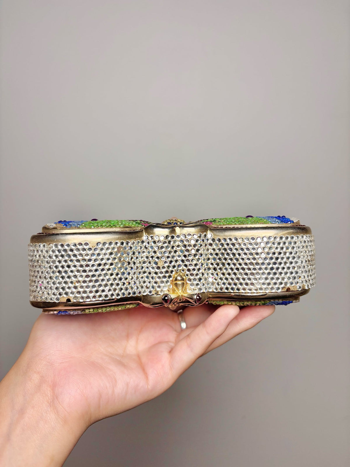 Judith Leiber Butterfly Crystals Crossbody/Clutch Purse Pre-Owned