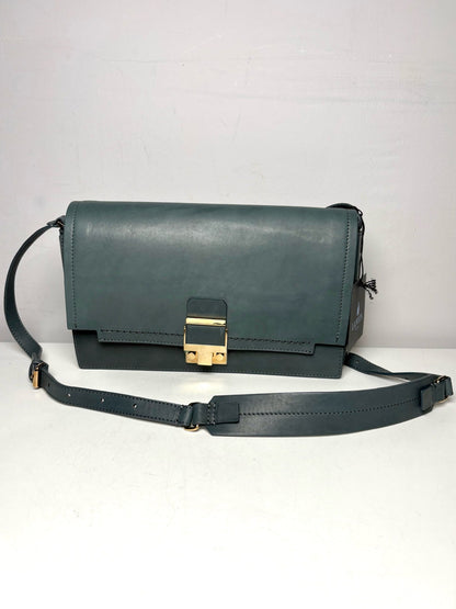 Lanvin Classic Pochette NWT Gray Calfskin Flap Purse