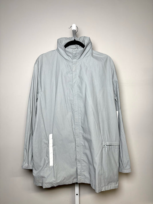 Prada Light Gray Cotton Blend Men's 48 (M) Winderbreaker Jacket - VIDA STYLE SHOP
