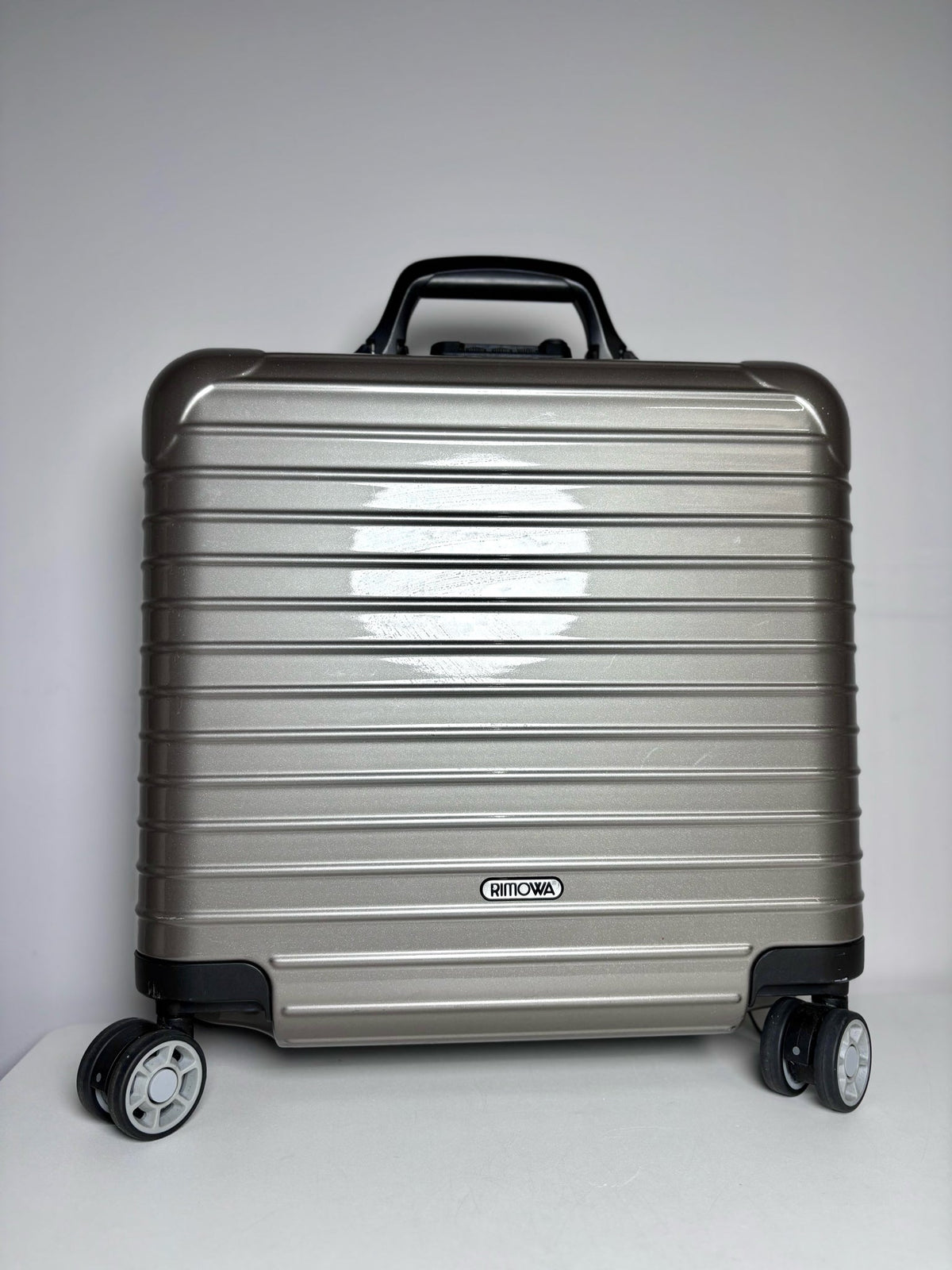 Rimowa Salsa 15" Taupe Sleeve Collection Suitcase Pre-owned