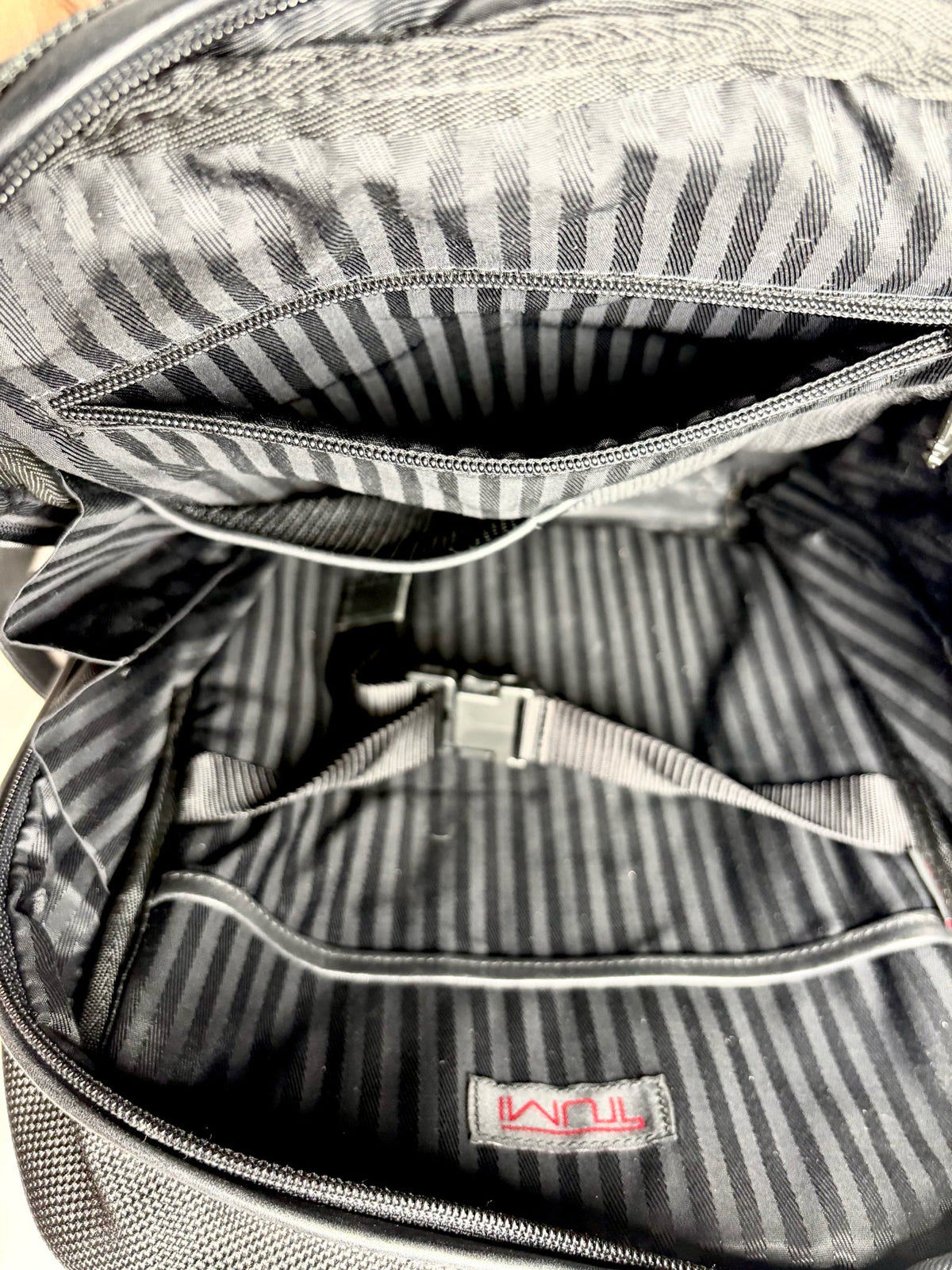 Black Tumi Black Ballistic Nylon Men's Backpack