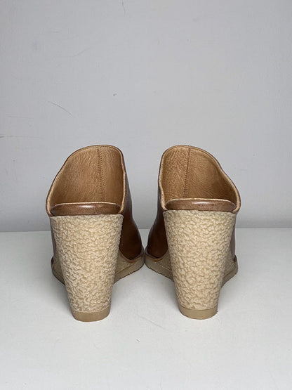 Brown W Shoe Size 39 Isabel Marant Brown Leather Calf NWOT Wedges