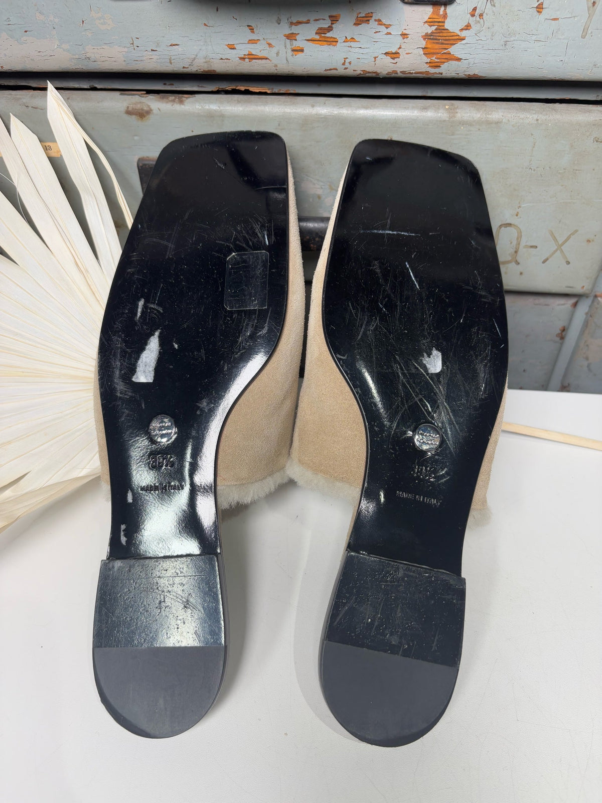 Black W Shoe Size 39.5 Proenza Schouler Tan Suede Slip-ons