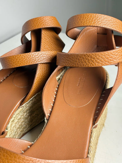 Tan, beige W Shoe Size 42 Lafayette 148 Tan, beige Leather Women's Wedges