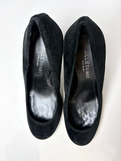 Black W Shoe Size 7 Jill Stuart Black Velvet Women's NWT Heels