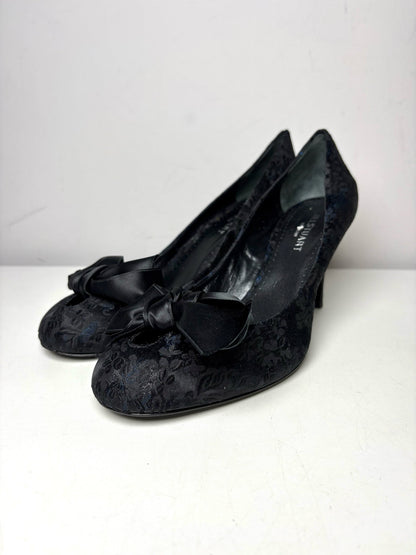 Black W Shoe Size 9 Jill Stuart Black Satin Women's NWT Heels