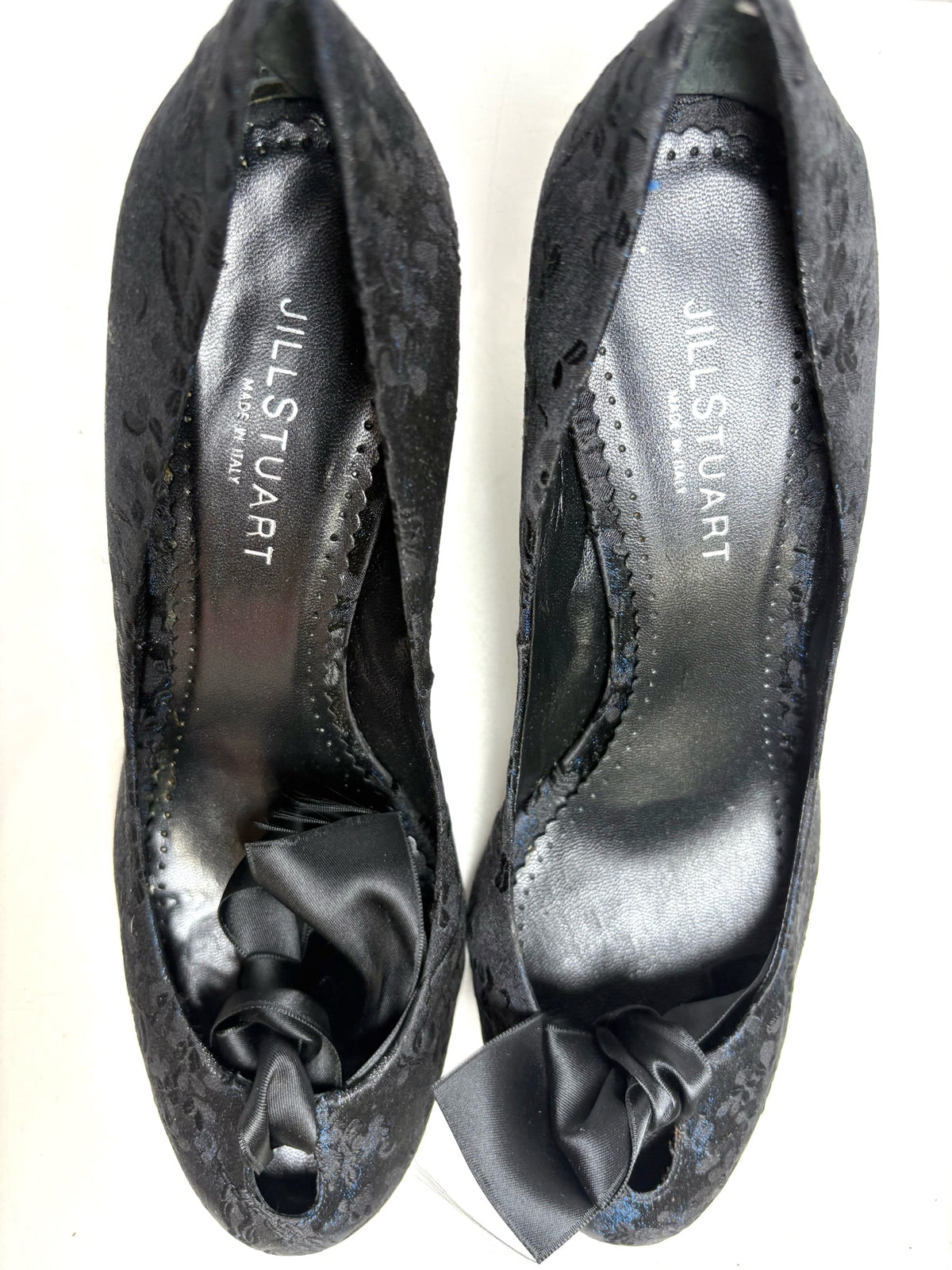 Black W Shoe Size 9 Jill Stuart Black Satin Women's NWT Heels