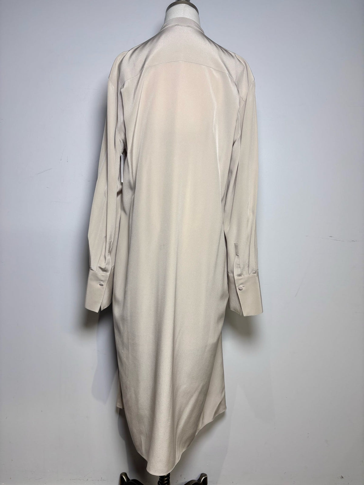 36 (2) Women Size 36 (2) Joseph Taupe Solid Women's Pure Silk Pre-owned Dress