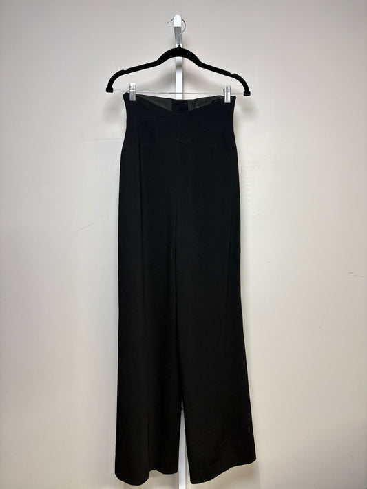 36 Women Size 36 Chanel Boutique Black Solid Pure Wool Women's Pre-owned Pants