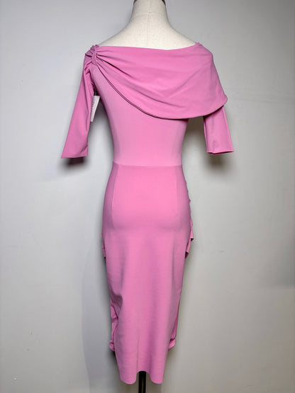 38 Women Size 38 Chiara Boni La Petite Robe Pink Solid Women's Pre-owned Dress