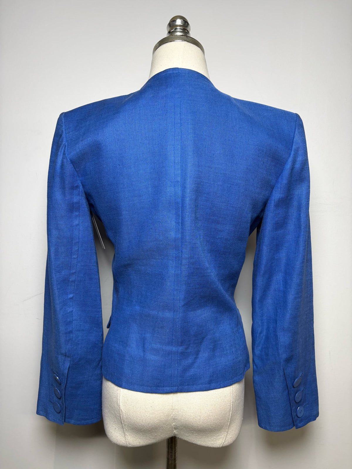 38 (2 - 4 US) Women Size 38 (US 2–4) Saint Laurent Rive Gauche Vintage Pre-Owned Fitted Jacket