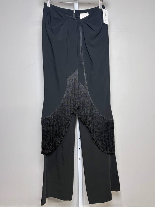 4 Women Size 4 Cinq a Sept Black Solid Women's Triacetate NWT Pants
