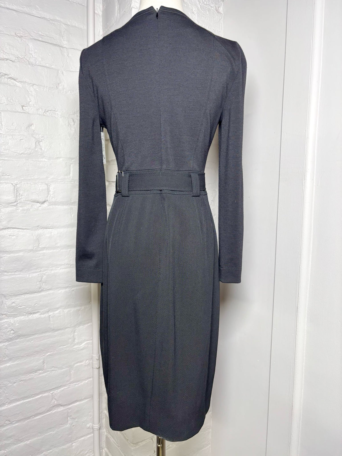 6 Women Size 6 Akris Punto Black Solid Pre-owned Dress