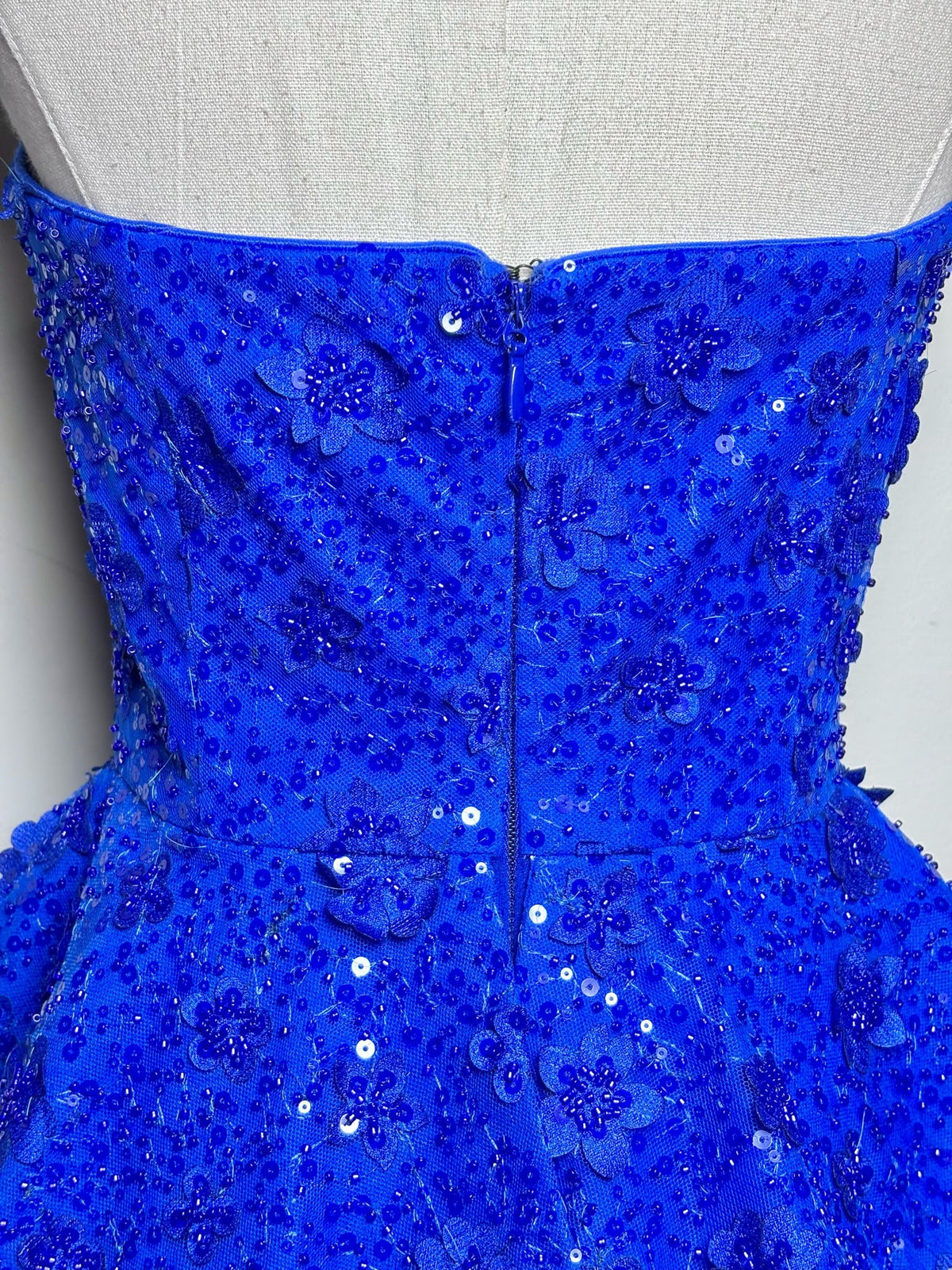 S Women Size S Dress the Population Cobalt Blue Sequins Women's Dress