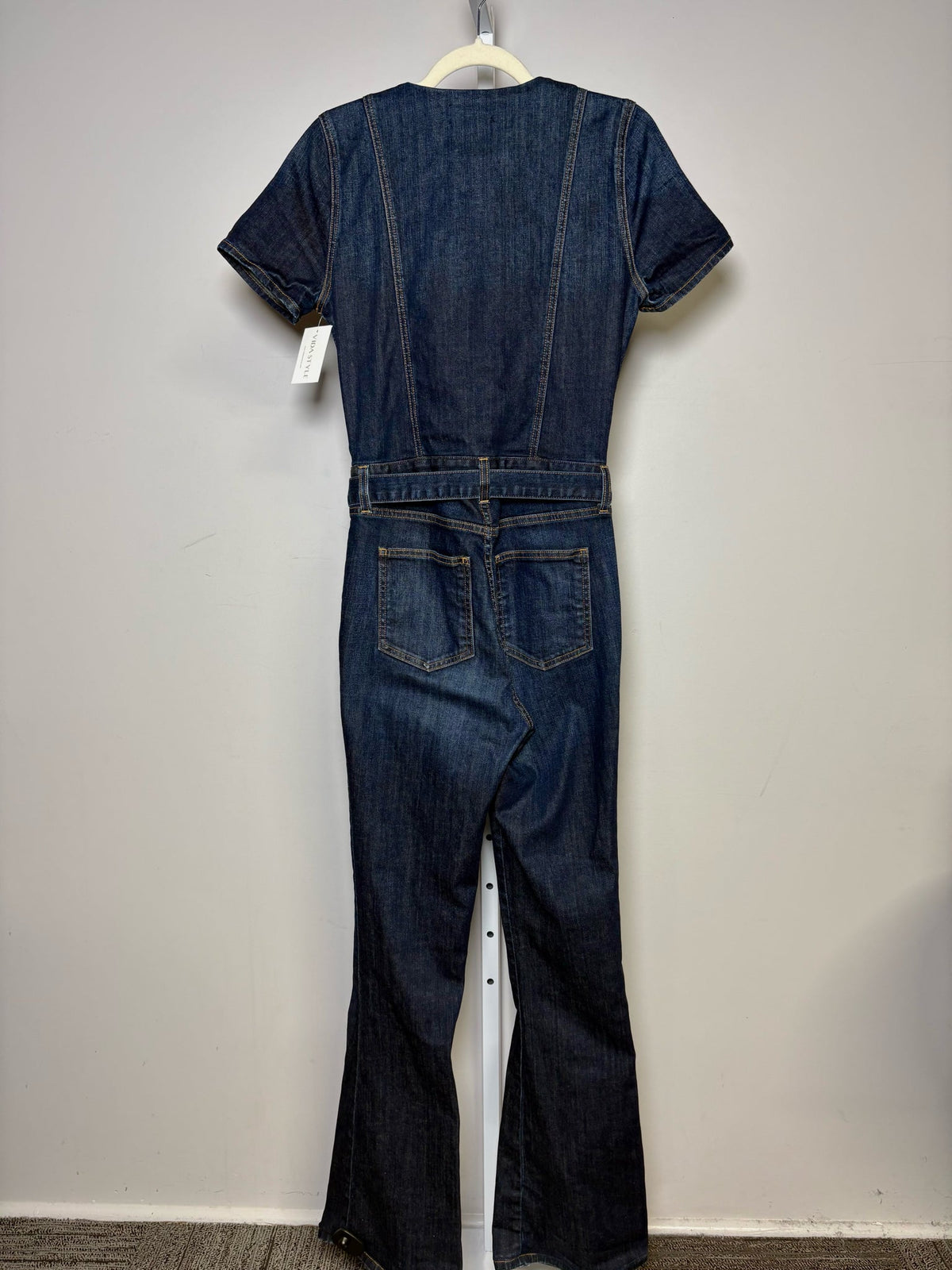 XS (Estimate) Women Size XS (Estimate) Ramy Brook Blue Sailor Front V-neck Pre-owned Jumpsuit