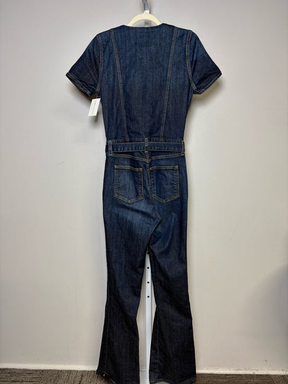 XS (Estimate) Women Size XS (Estimate) Ramy Brook Blue Sailor Front V-neck Pre-owned Jumpsuit