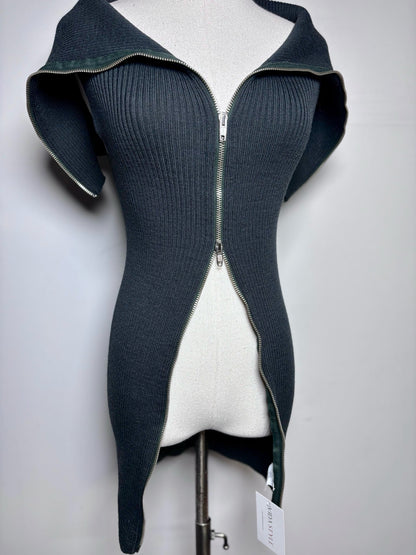 XS Women Size XS Maison Margiela Forest Green 100% Wool Pre-owned Sweater