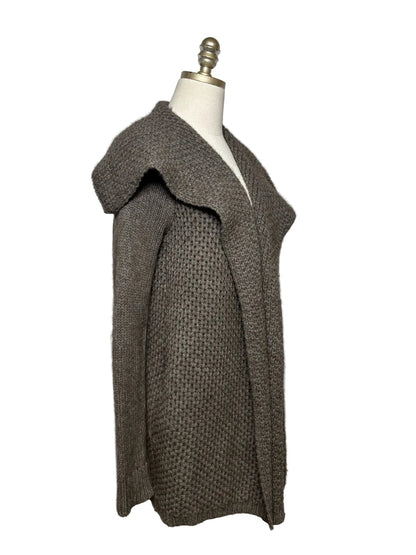 XS Women Size XS Vince Taupe Wool Yak Chunky Knit Pre-Owned Long Sweater