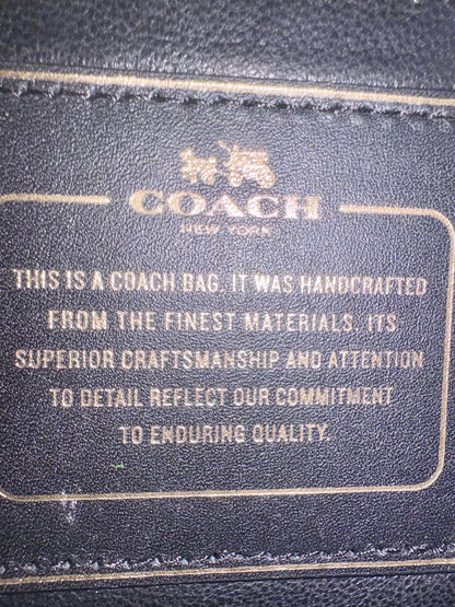 Women's Coach 2016 Page Shoulder Leather Pre-owned Black Bag