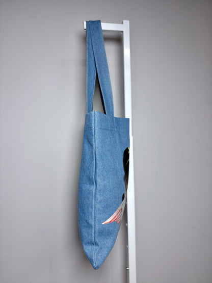 Women's Fiorucci Pre-owned Angels Denim Blue Tote Bag