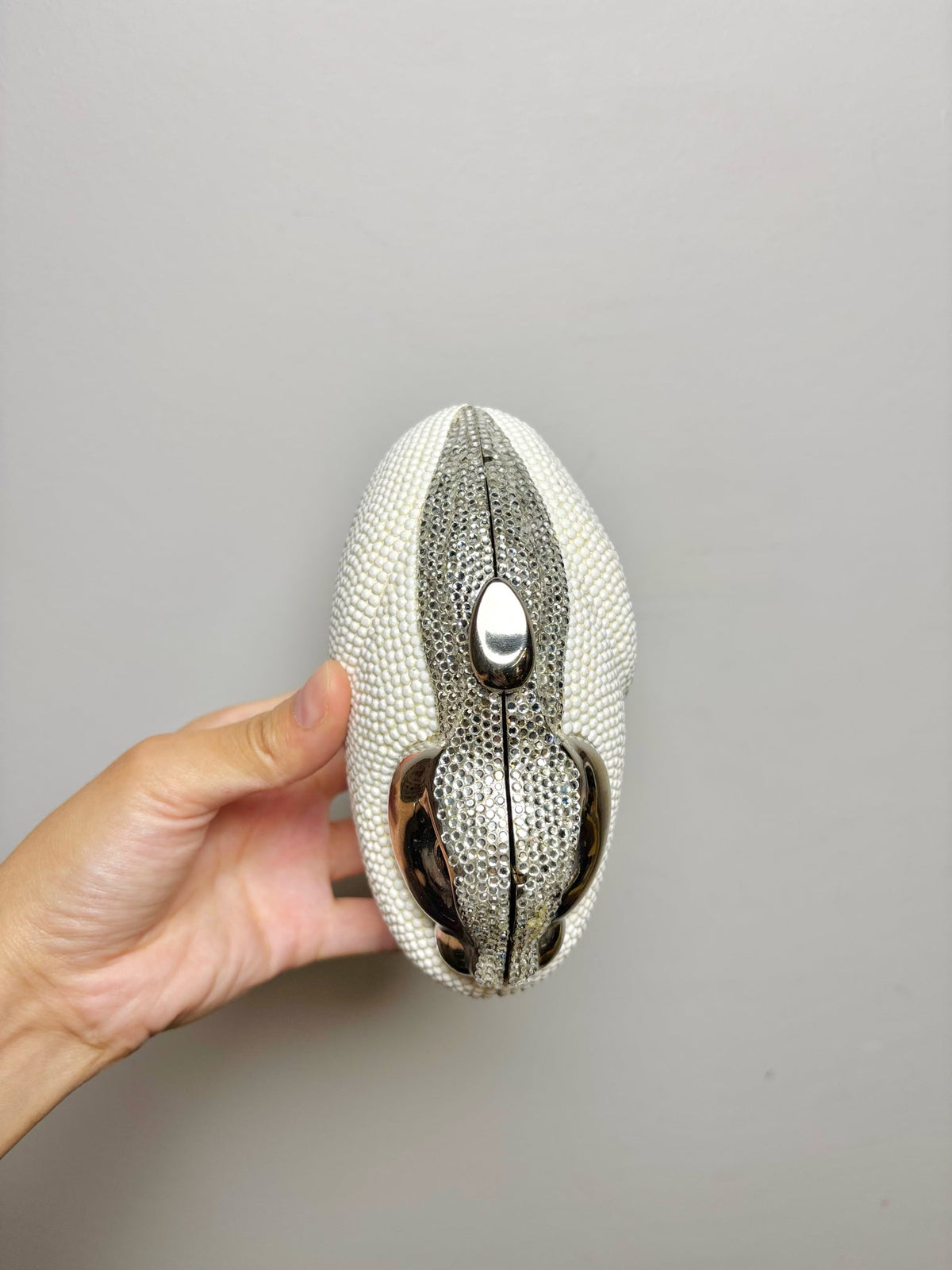 Women's Judith Leiber Rabbit Vintage Metal, Swarovski Crystals Pre-owned Purse